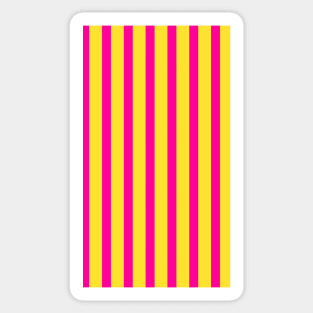 Acoose | Pink and Yellow Stripes Pattern Sticker